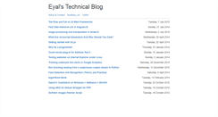 Desktop Screenshot of eyalarubas.com